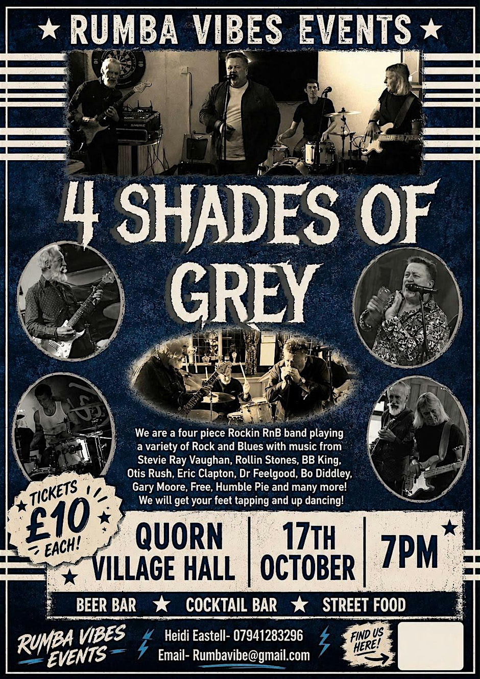 Copy of 4 Shades of Grey. Rock & Blues band.