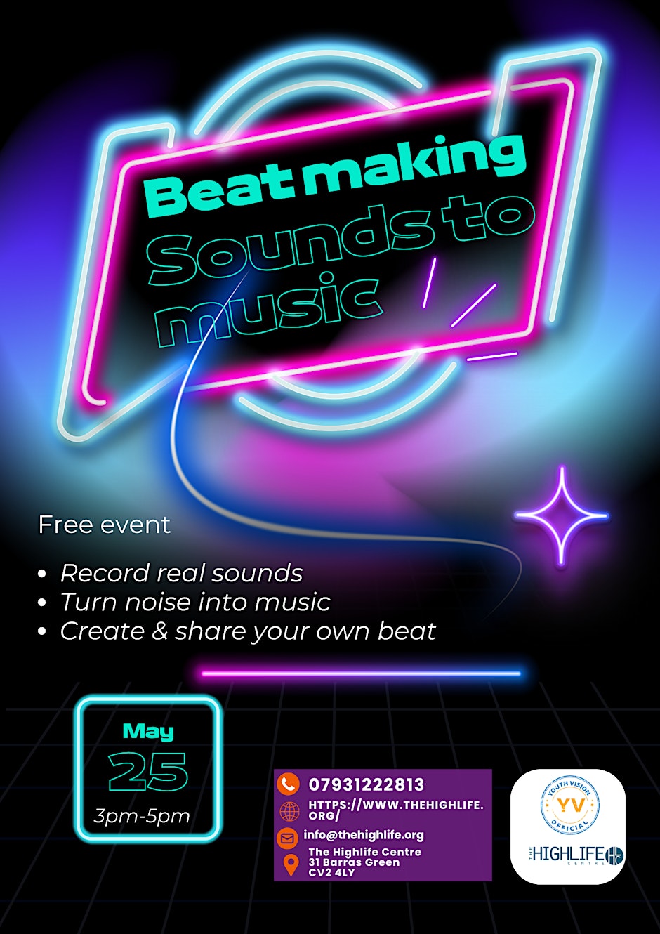 Coventry Youth Beat Making: Sounds to Music