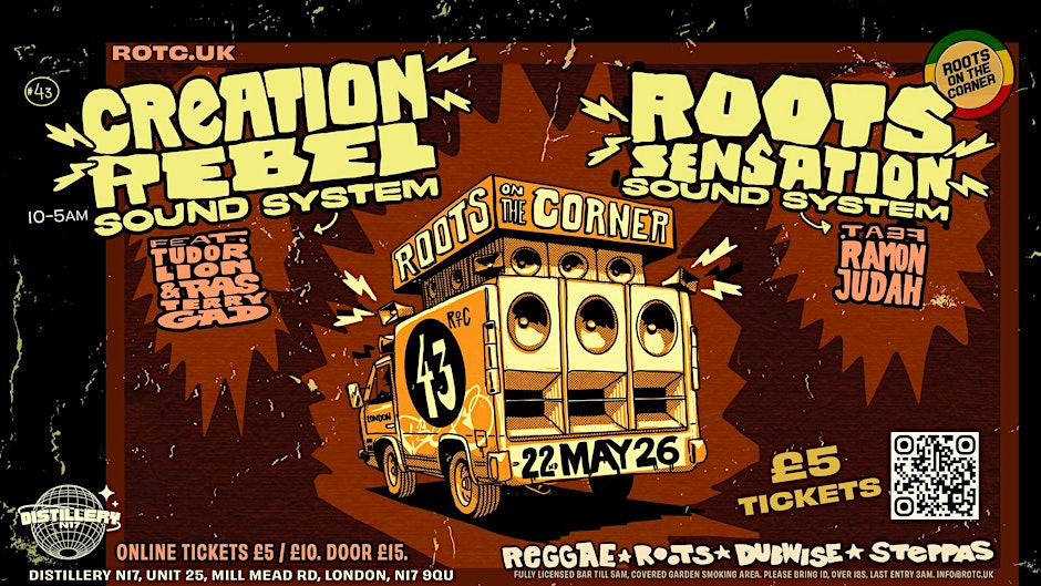 Creation Rebel Sound System meets Roots Sensation Sound System. ROTC 43