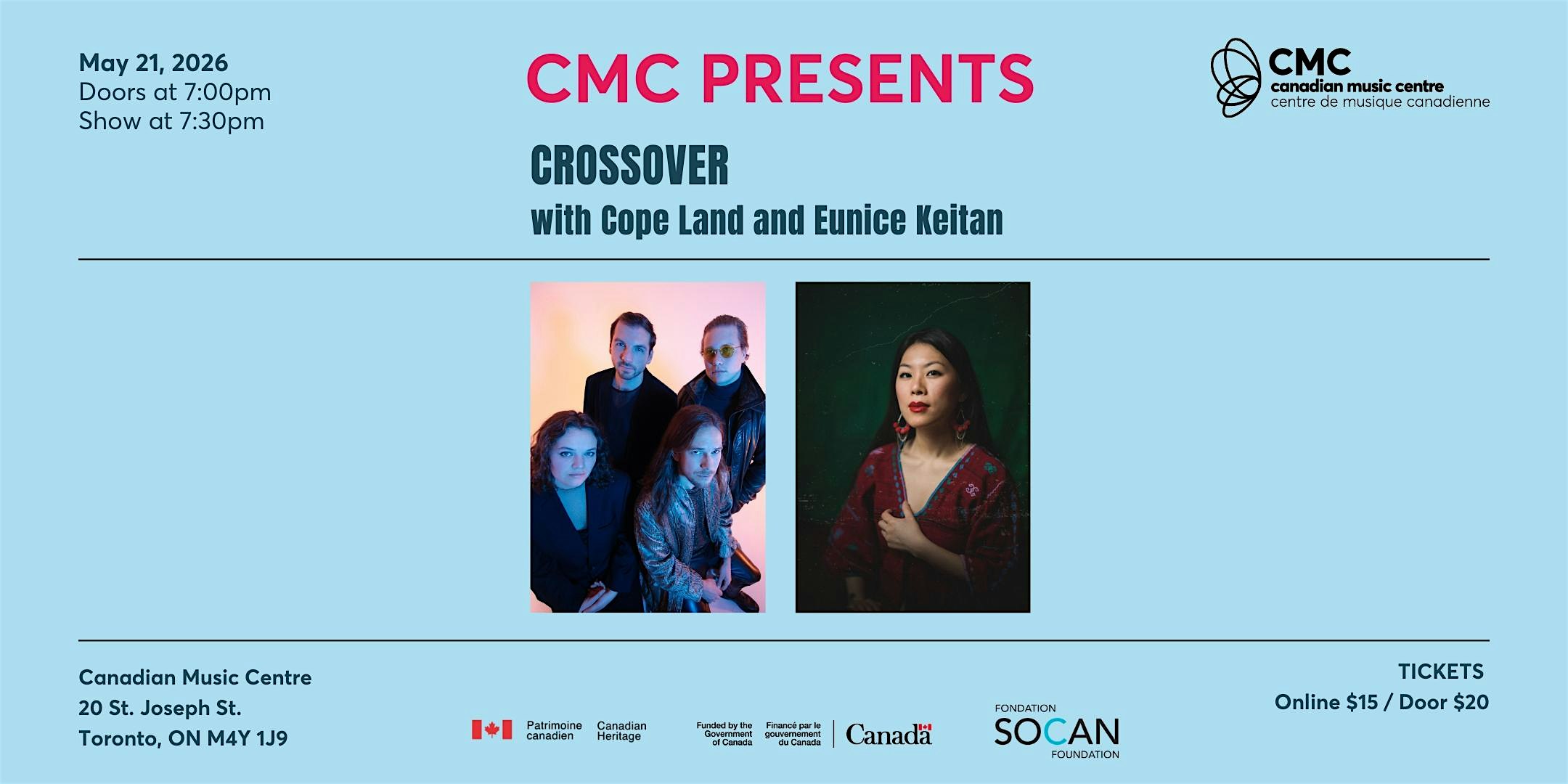 Crossover with Cope Land & Eunice Keitan