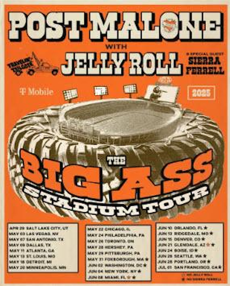 CRUISE TO POST MALONE'S BIG ASS STADIUM TOUR PART TWO CONCERT