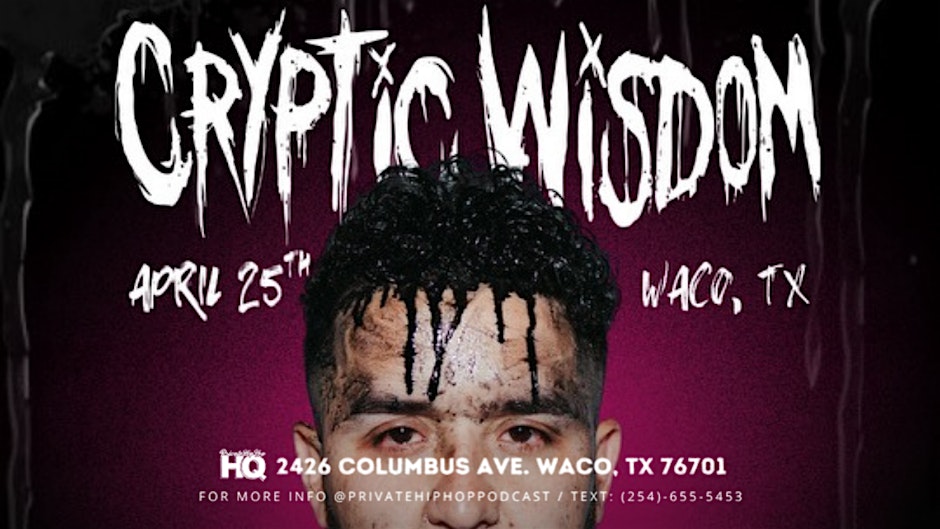 Cryptic Wisdom - Music that Bleeds!