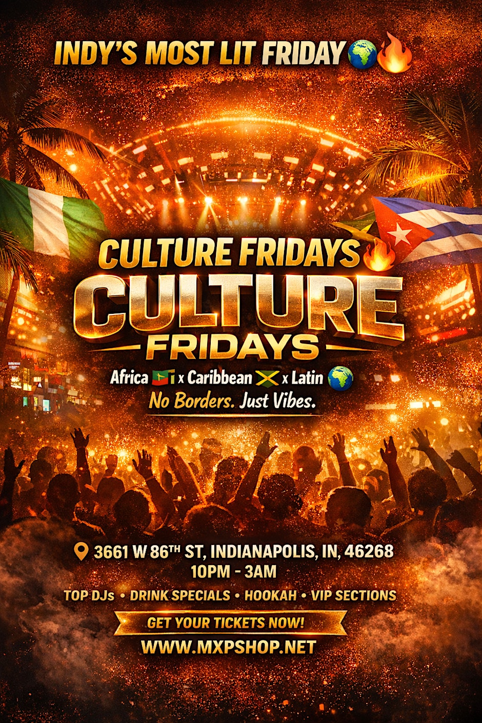 CULTURE FRIDAYS  ( Afobeats & Caribbean music ) every Friday at 86 bar