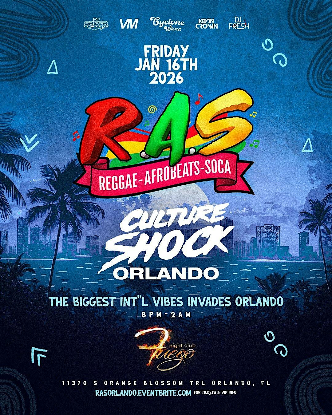 Culture Shock | Reggae x  Afrobeats x Soca