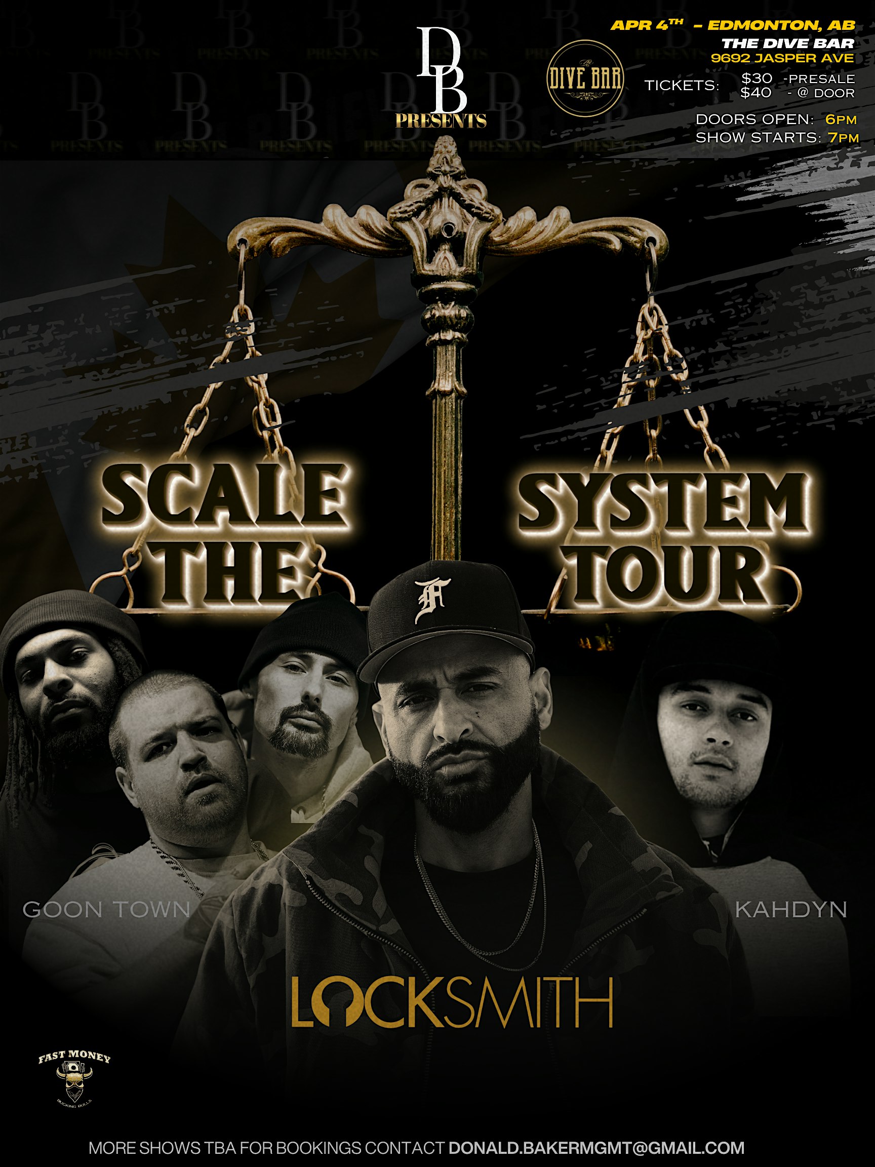 D.B Presents Scale The System Tour with Locksmith & GoonTown