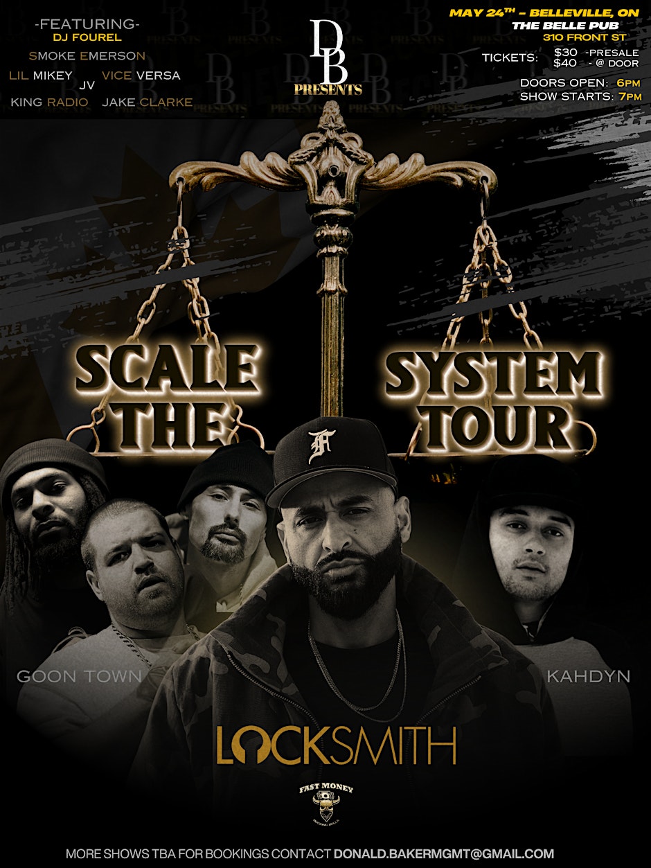 D.B Presents Scale The System Tour with Locksmith & GoonTown & Kahdyn