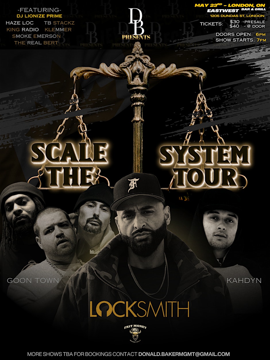 D.B Presents Scale The System Tour with Locksmith & GoonTown & Kahdyn