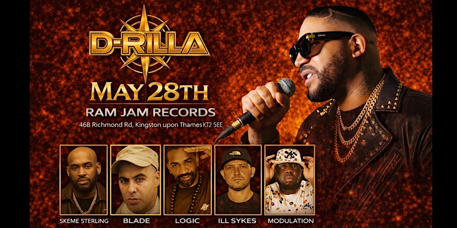 D-Rilla Live @ Ram Jam, Records, London, Thursday 28th  May 2026