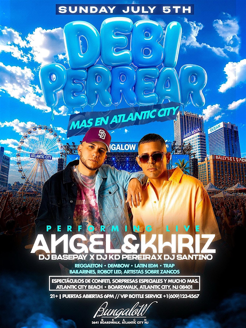 Debi Perrear Más en Atlantic City: Angel & Khriz Live