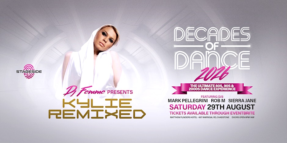 Decades Of Dance ft KYLIE REMIXED @ Matthew Flinders Hotel !!!!