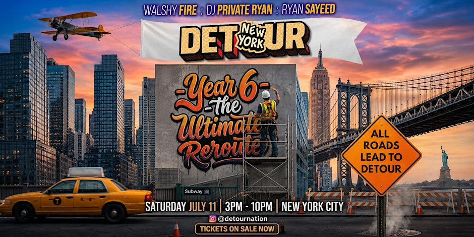 DETOUR NY - THE ULTIMATE SUMMER EVENT W/ DJ PRIVATE RYAN & FRIENDS