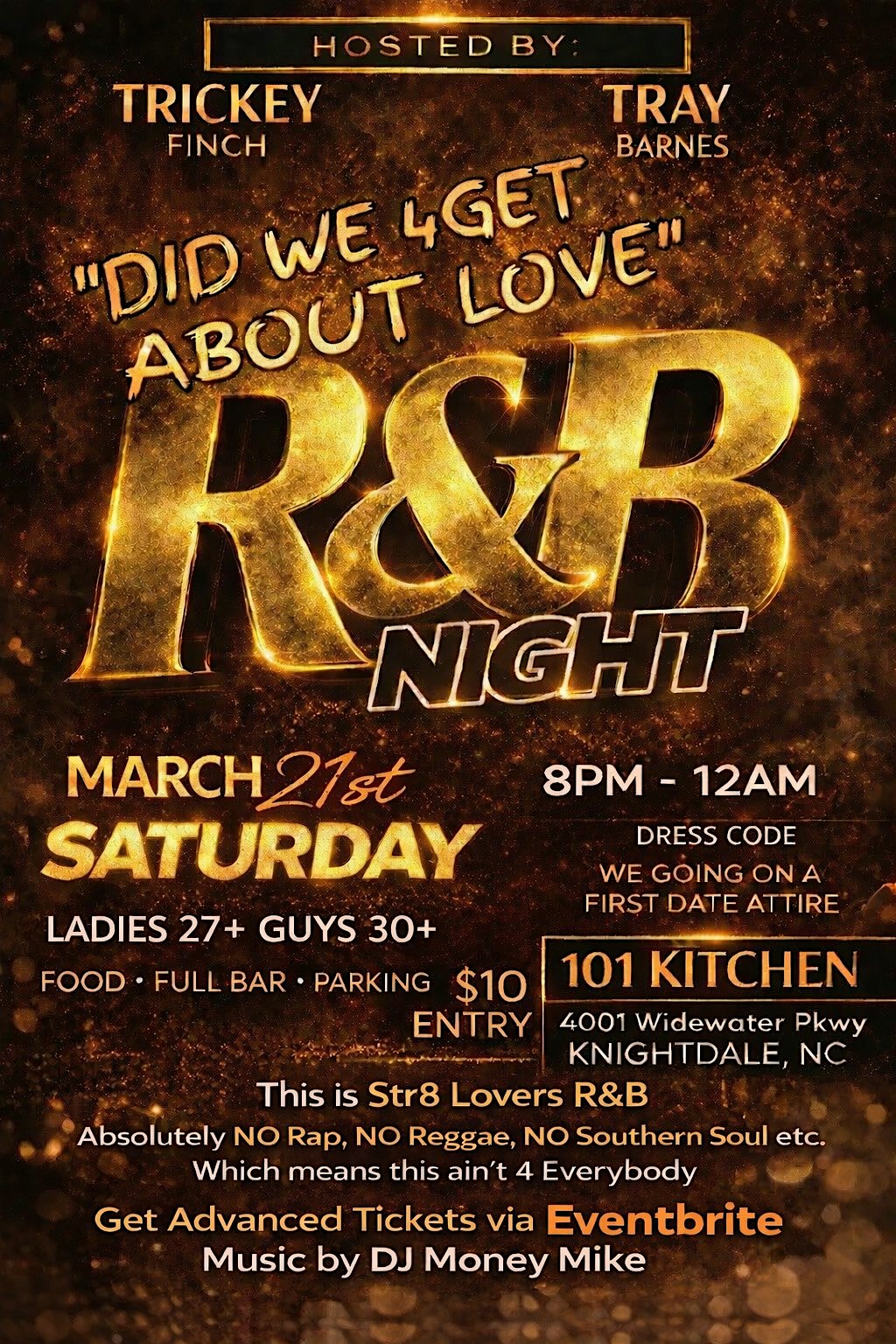 “Did We 4Get About Love” Real R&B Night