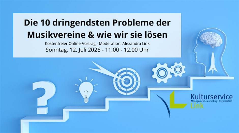 Die 10 dringendsten Probleme der Musikvereine & wie wir sie lösen