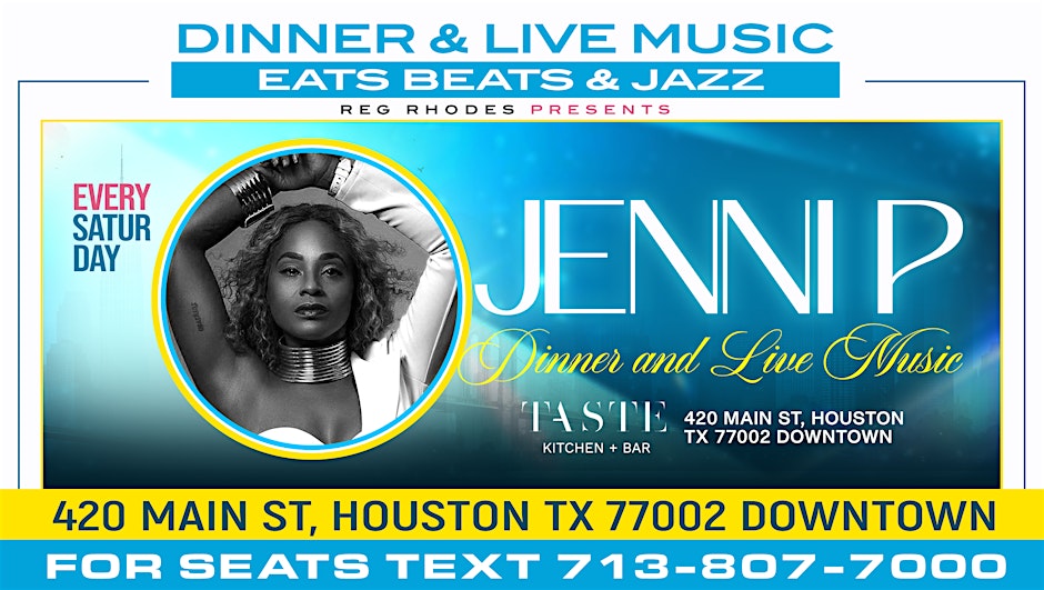 DINNER & LIVE MUSIC SUGAR LAND - EATS BEATS & JAZZ (59 & HWY6)