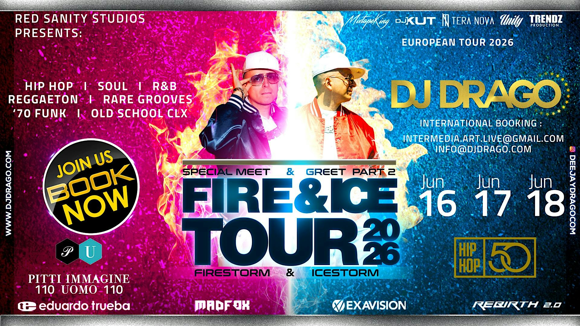 Dj Drago – FIRE & ICE TOUR 2026 – MEET & GREET PITTI UOMO PART 2