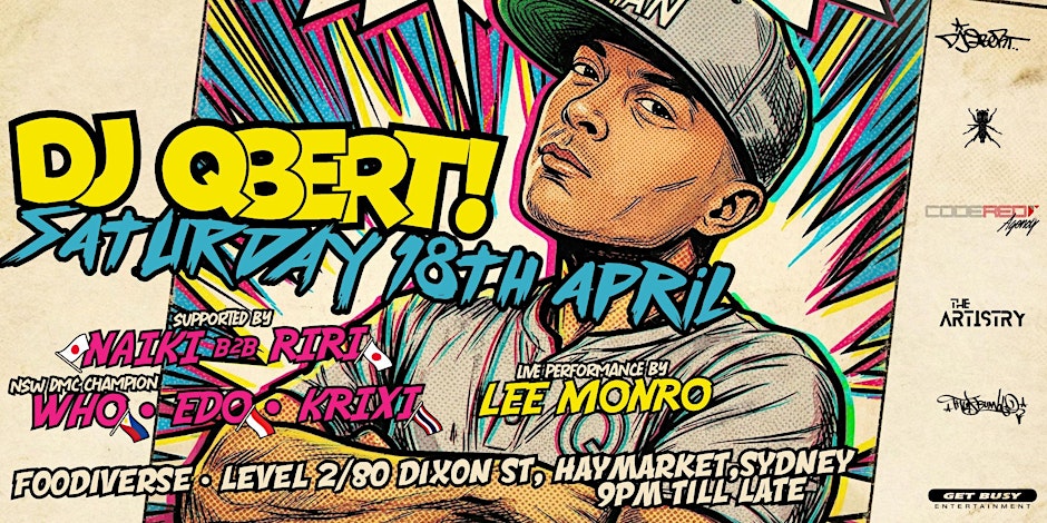 DJ QBERT DIRECT FROM USA LIVE! ONE NIGHT ONLY!