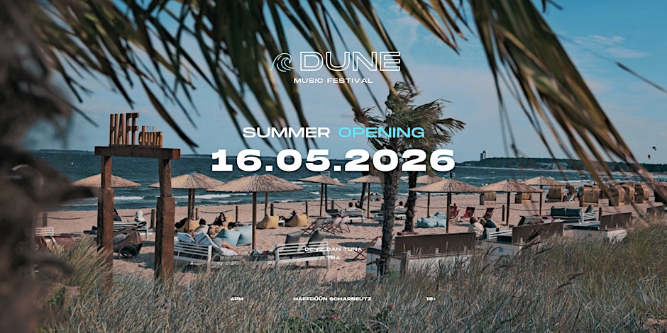 Dune Music Festival Haffdüün Scharbeutz