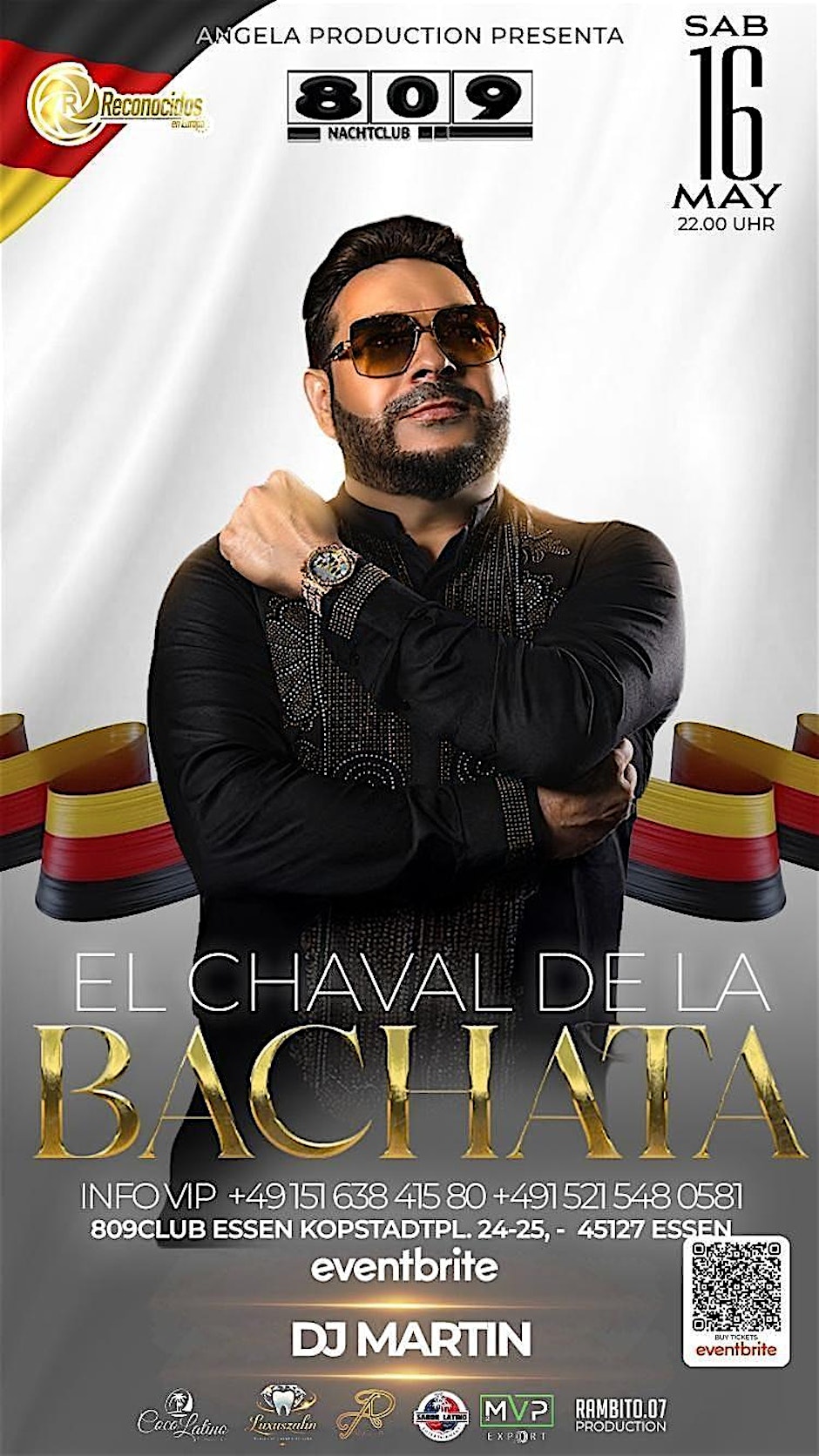 EL CHAVAL DE LA BACHATA & EL CLASICOM SALSA URBANA  809CLUB  ESSEN