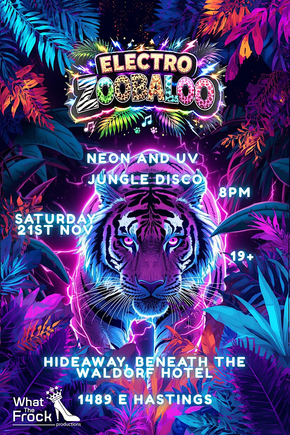 Electro Zoobaloo - Neon & UV Jungle Disco