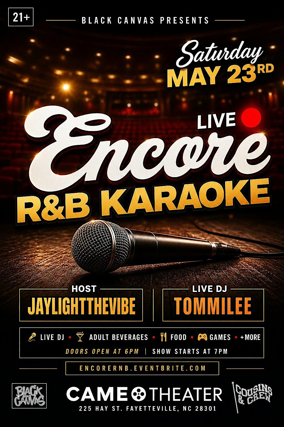ENCORE LIVE: R&B Karaoke Experience