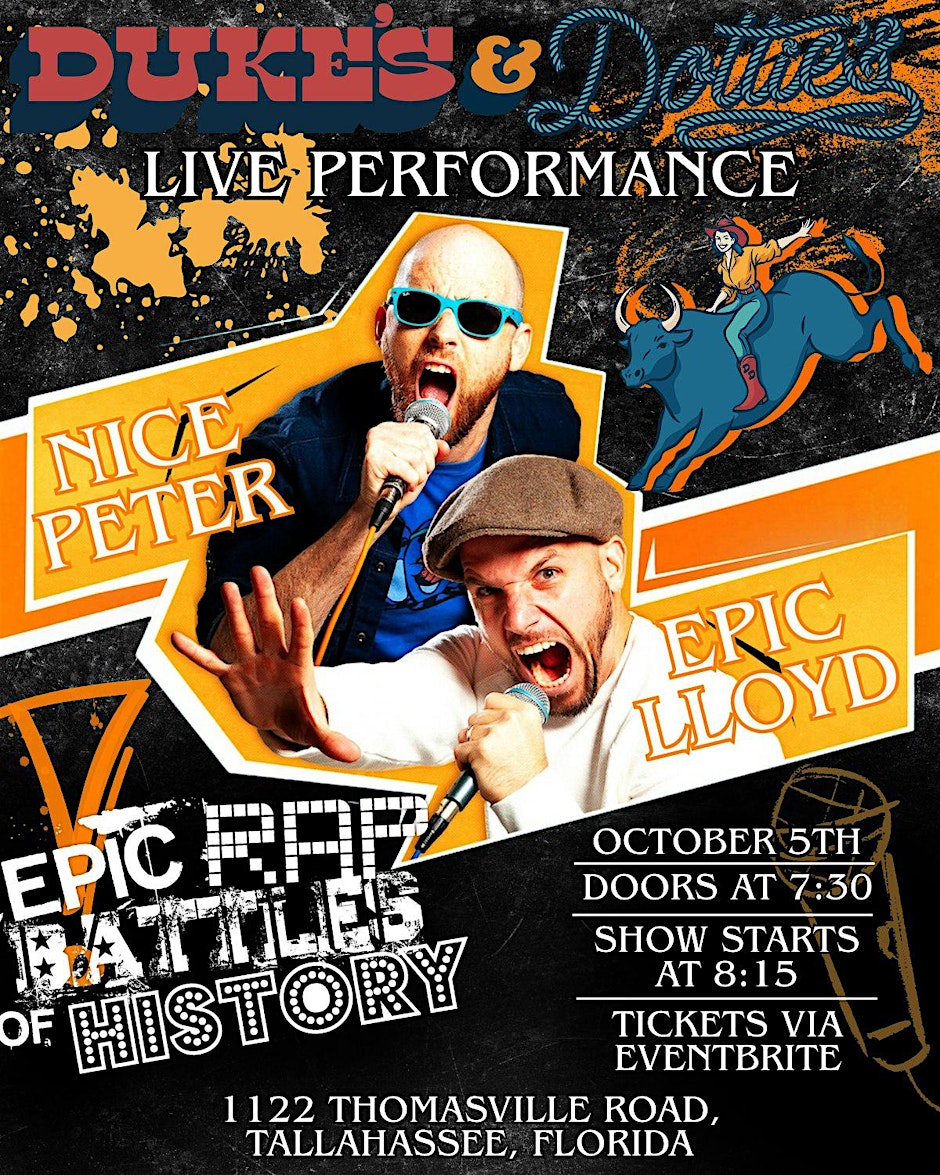 Epic Rap Battles of History at Duke’s and Dottie’s