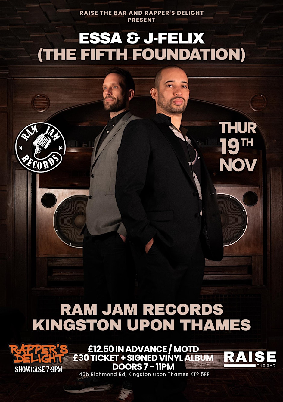 Essa & J-Felix -  Live @ Ram Jam Records - Thursday 19th November