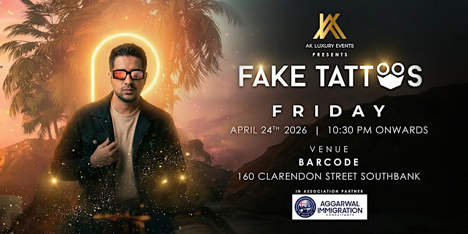 FAKE TATTOOS (LIVE) — MELBOURNE FRIDAY TAKEOVER