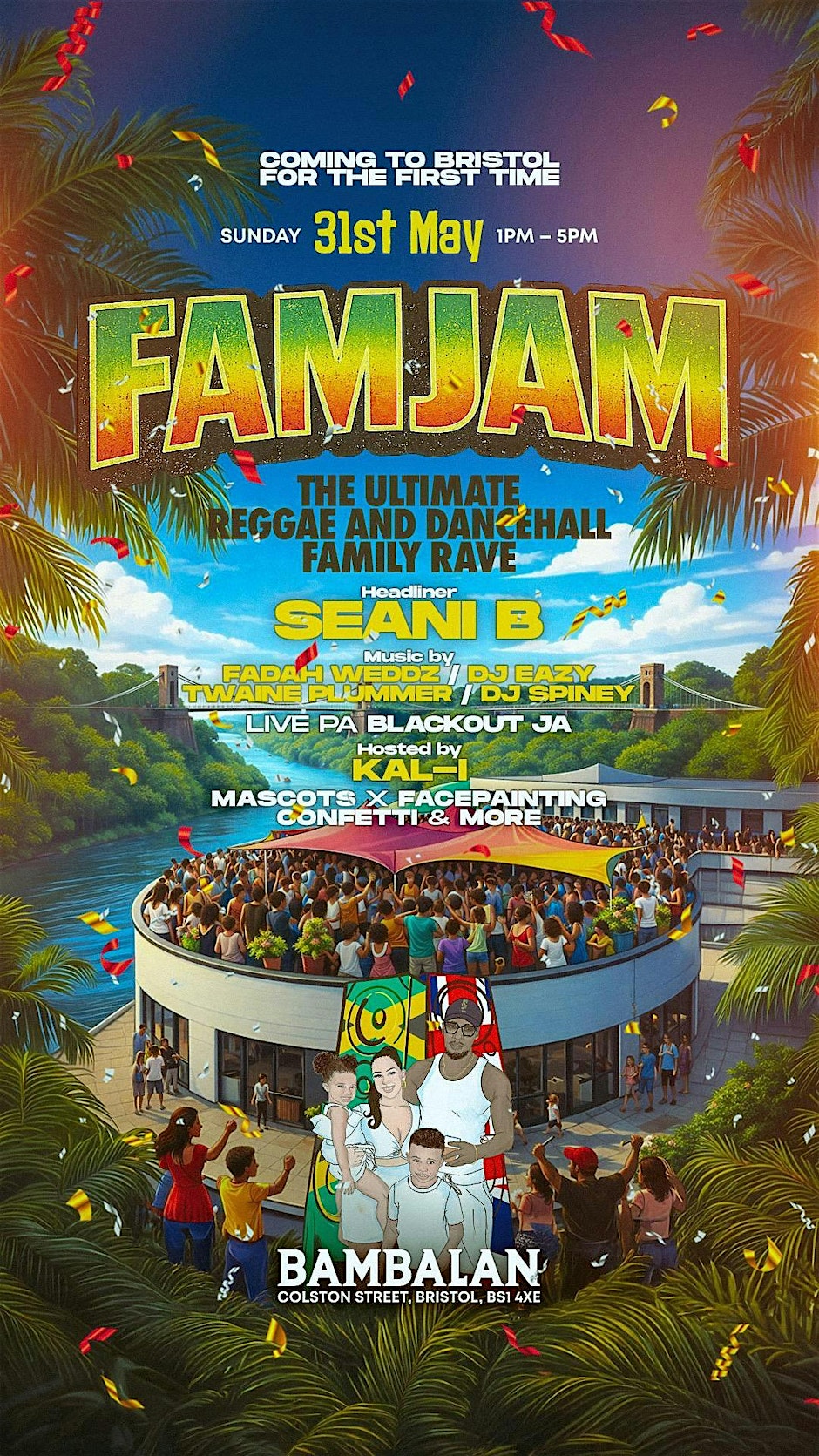 FAMJAM Bristol: Reggae & Dancehall Family Rave!