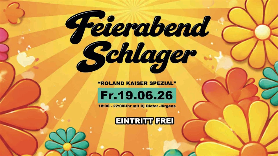 Feierabend Schalger *Roland Kaiser Spezial* mit Dj Dieter Jürgens
