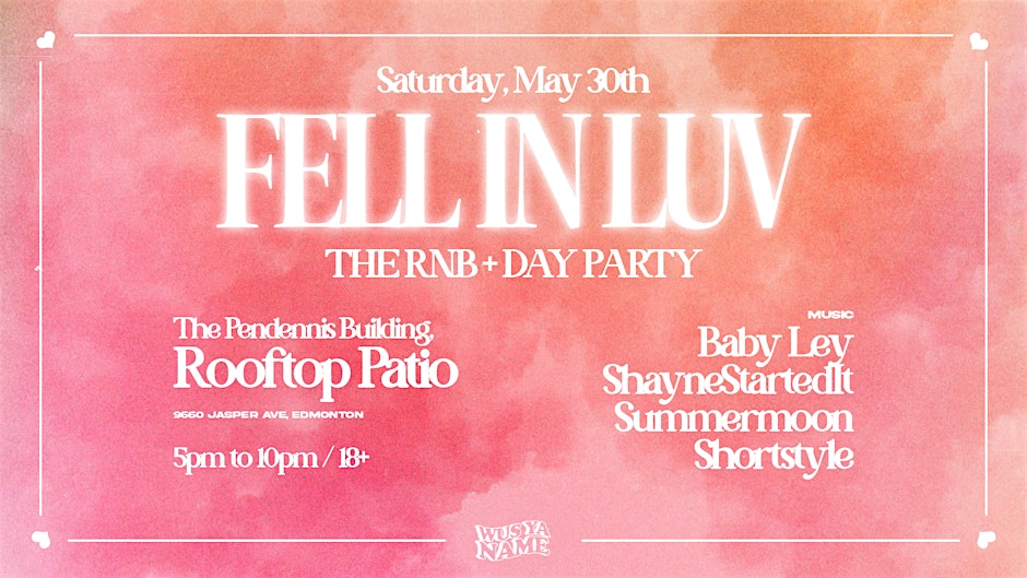 Fell In Luv: The R&B+ Rooftop Day Party
