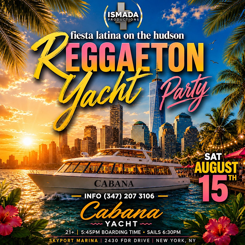 Fiesta Latina Sunset Yacht Party  | Latin & Reggaeton Edition