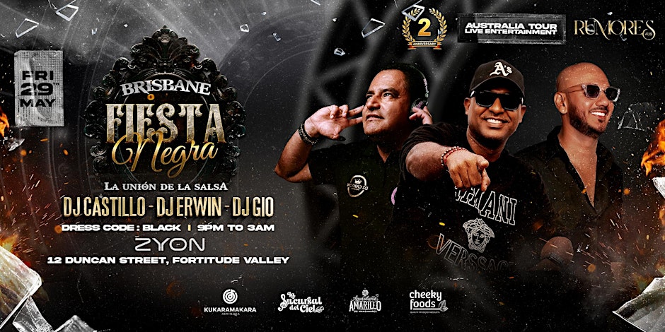 FIESTA NEGRA BRISBANE – 2do ANIVERSARIO