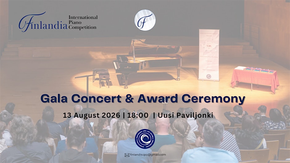 Finlandia International Piano Competition Gala Concert & Award Ceremony