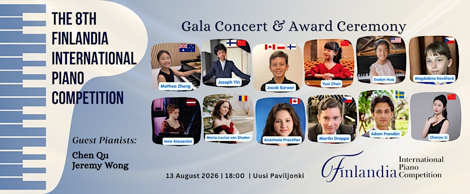 Finlandia International Piano Competition Gala Concert & Award Ceremony '26