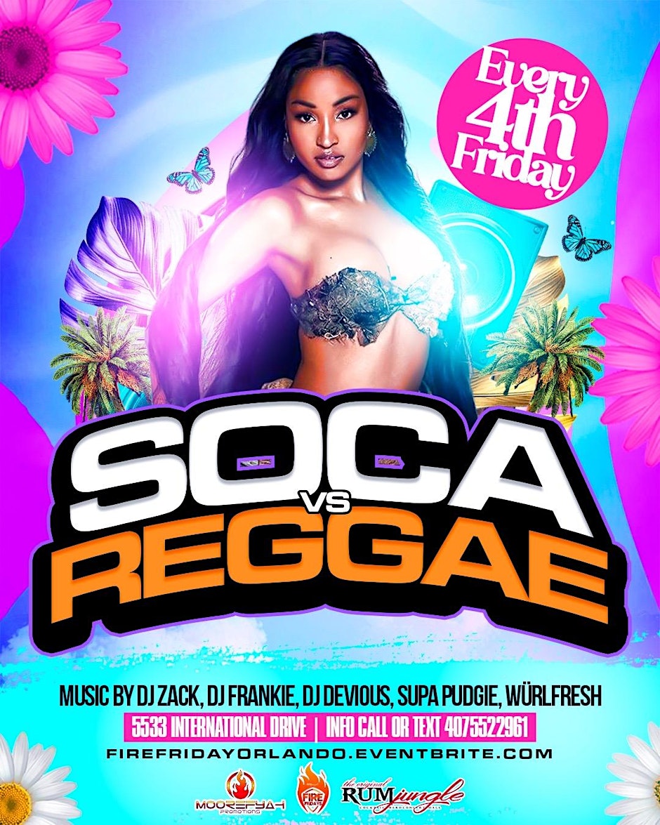 Fire Fridays #1 Caribbean Party in Orlando Fl