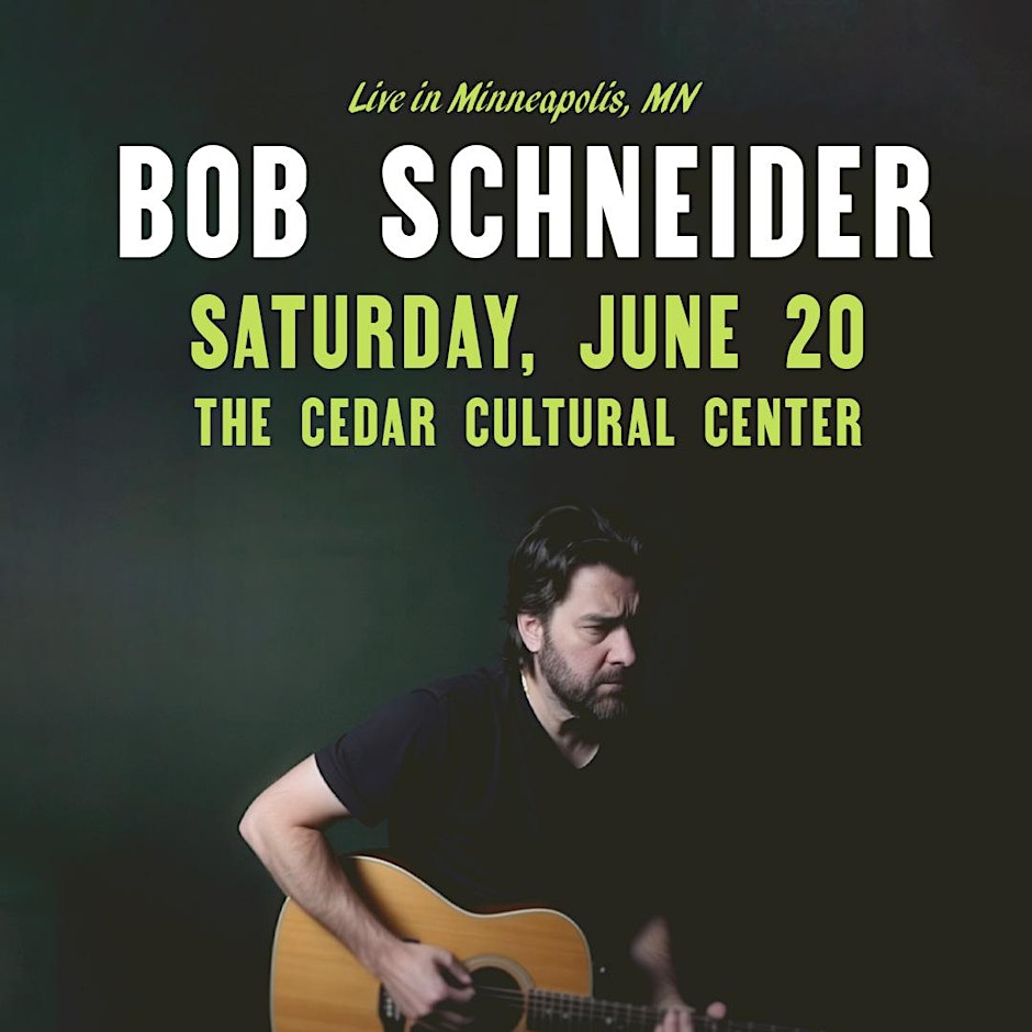 First Avenue presents: BOB SCHNEIDER