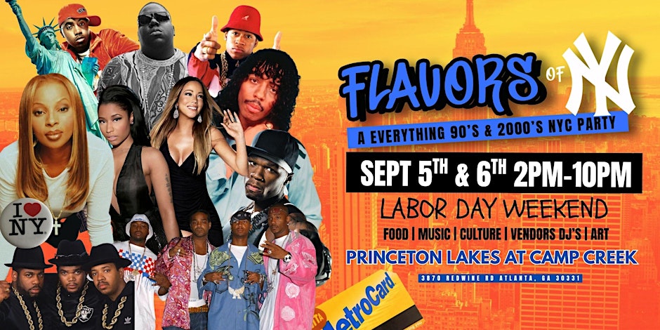 FLAVORS OF NEW YORK-LABOR DAY WEEKEND  SAT & SUN  On the Lake