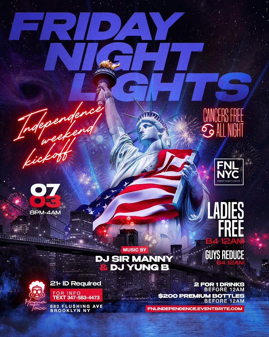 FNL Labor Day Weekend Kickoff at Mama Taco EVERYONE FREE w/RSVP