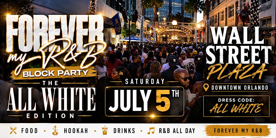 Forever My R&B Block Party All White Edition