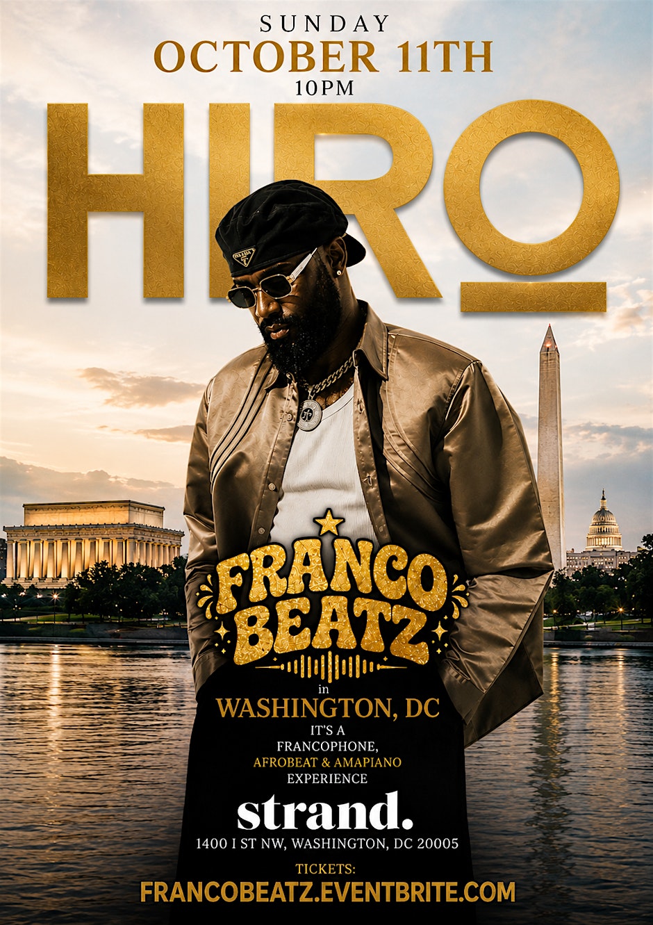 FRANCOBEATZ DC HOST BY HIRO
