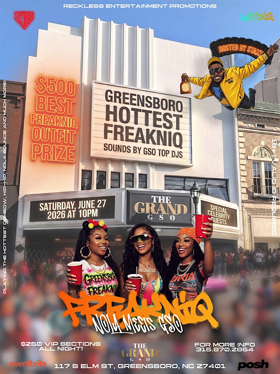 FREAKNIQ: NOLA MEETS GSO