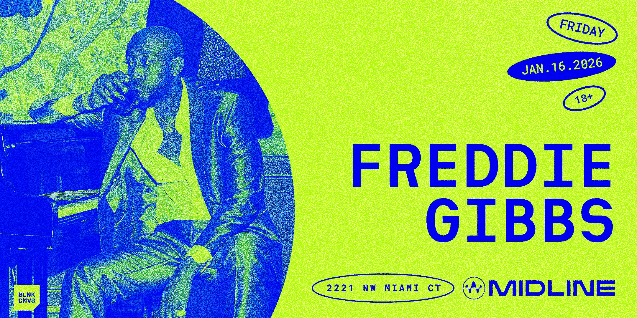 FREDDIE GIBBS at Midline | Fri 1.16.26