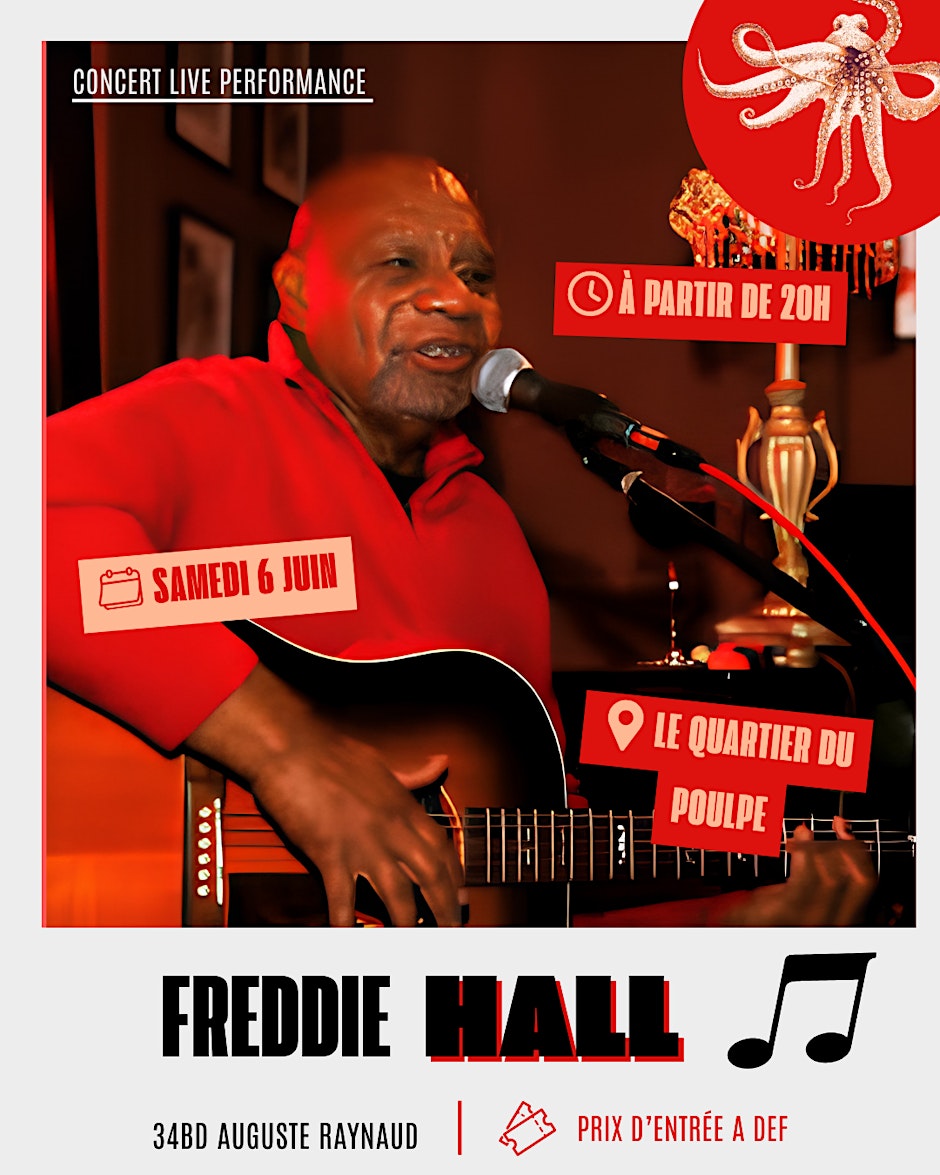 Freddie Hall - Live Concert Performance