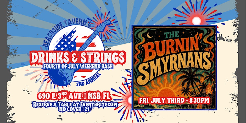 FRIDAY NIGHT -  2nd Annual Drinks and Strings with The Burnin' Smyrnans