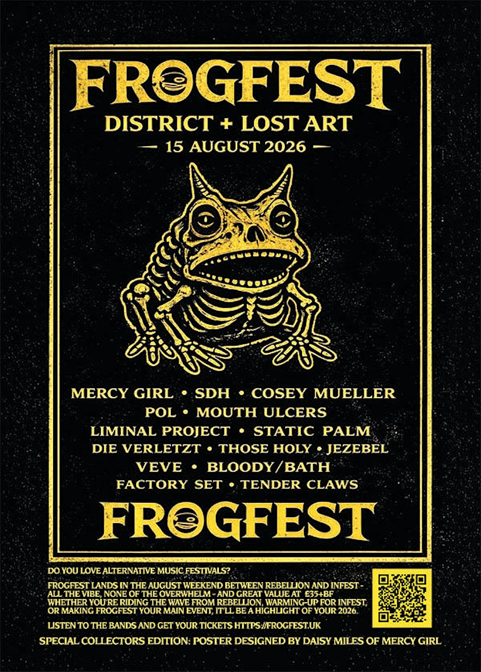 Frogfest Liverpool - Goth | EBM | Darkwave | Post -Punk | Electronic