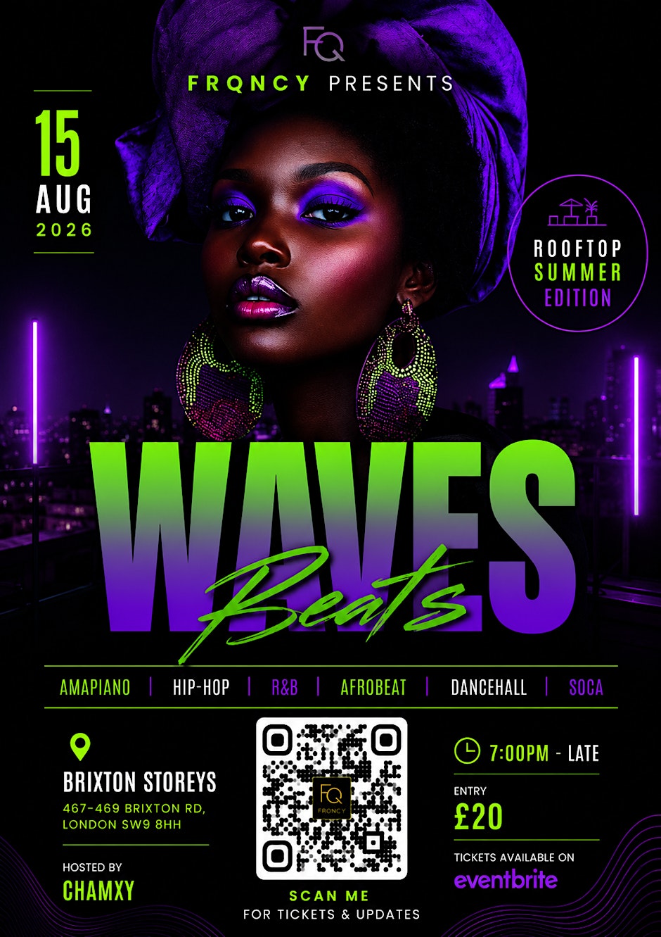FRQNCY Presents: WAVES  ☀️ Summer Rooftop Edition