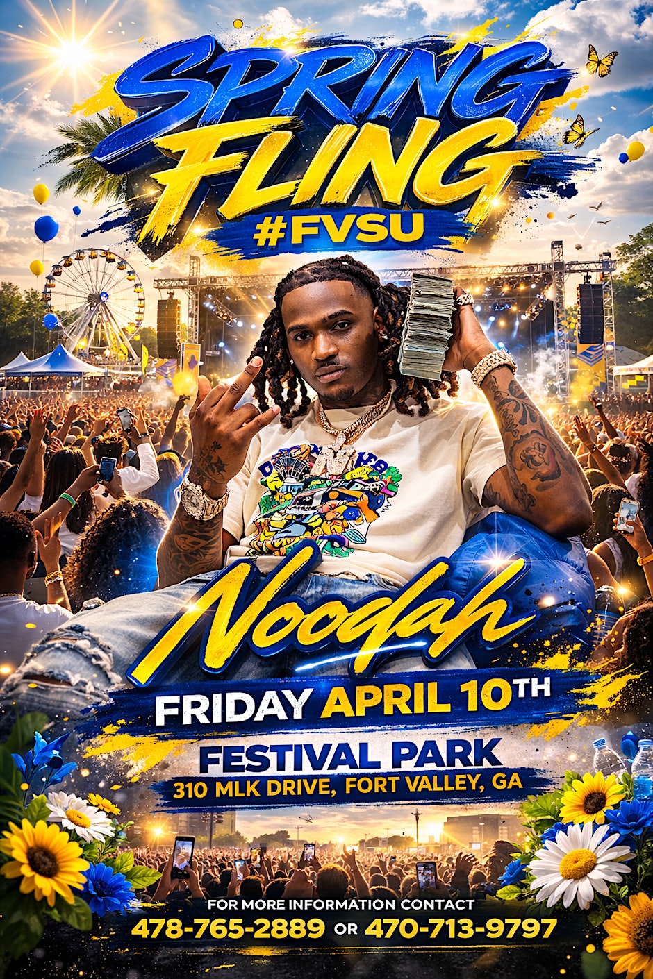 FVSU Spring Fling Noodah 05 performing live