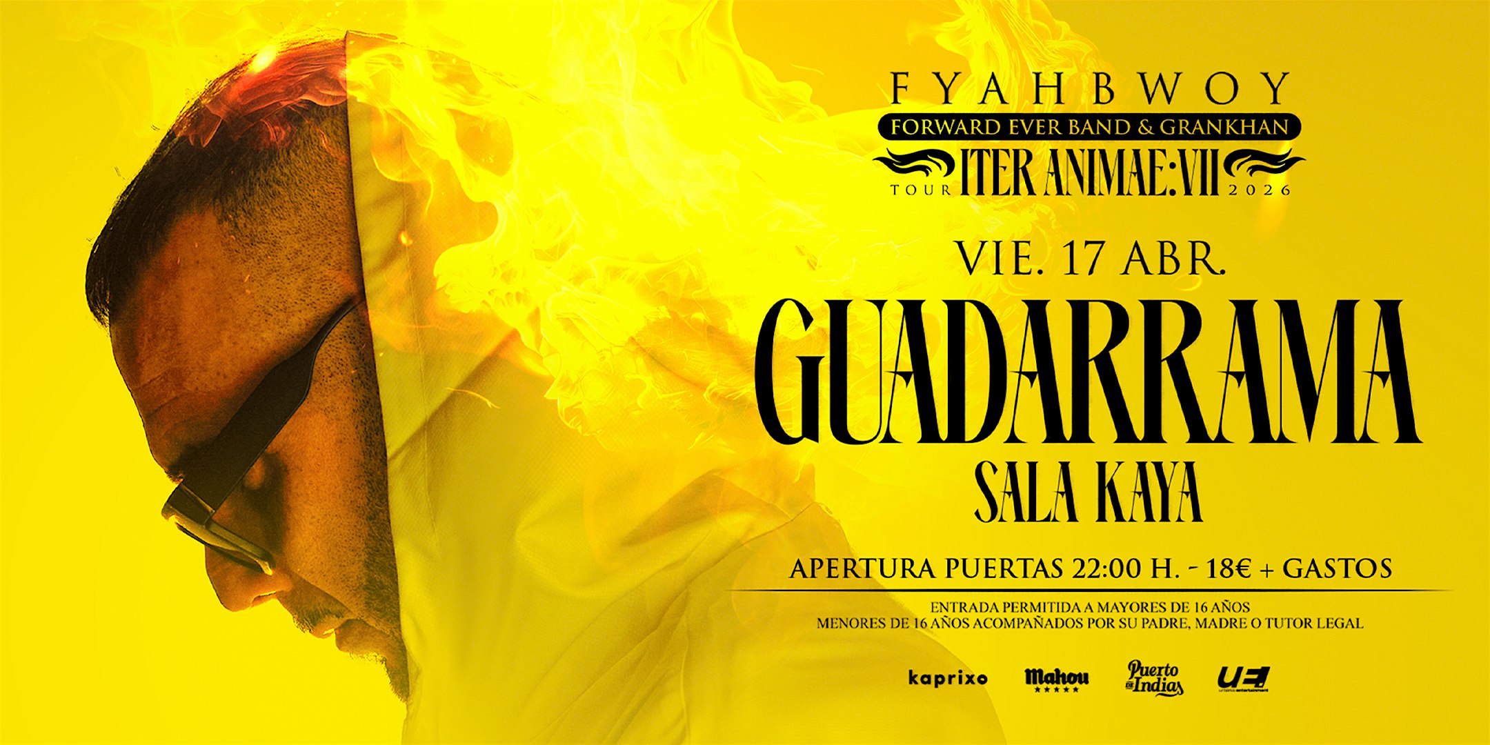 Fyahbwoy en Sala Kaya Guadarrama (Madrid).