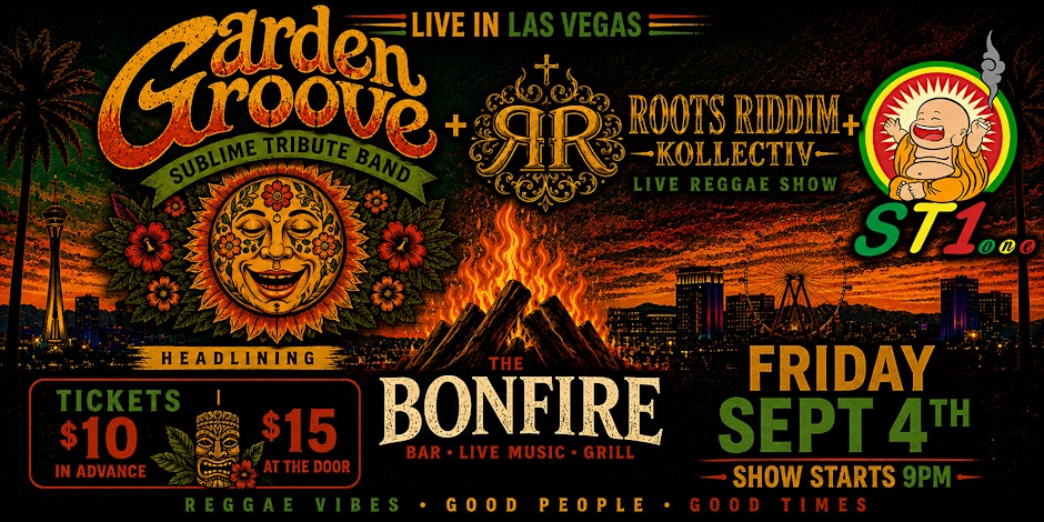 Garden Groove + Roots Riddim Kollectiv & ST1 Live!