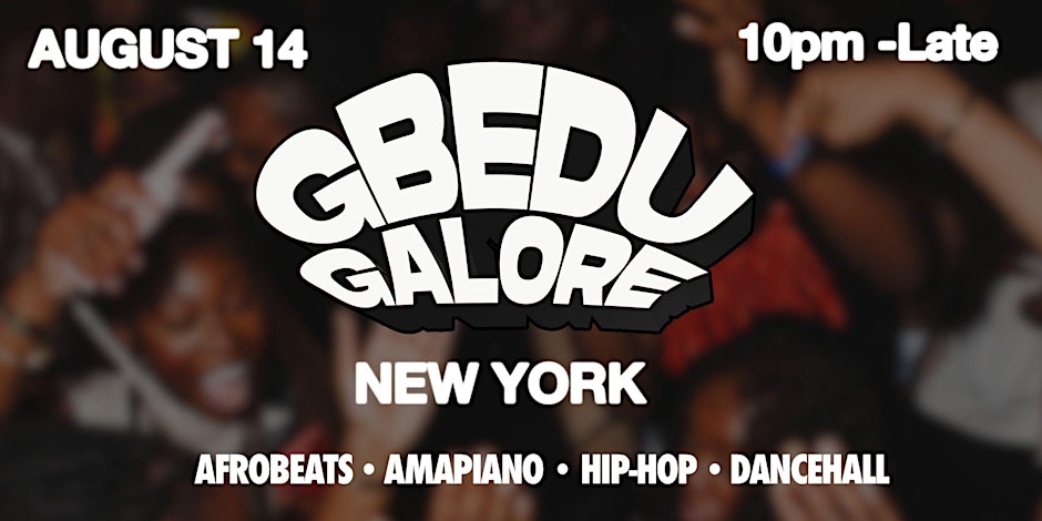 Gbedu Galore | Afrobeats | Hip Hop | Amapiano | NYC Rooftop Party